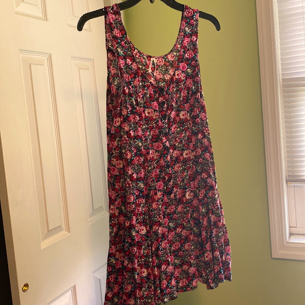 Vintage 90s mini floral dress